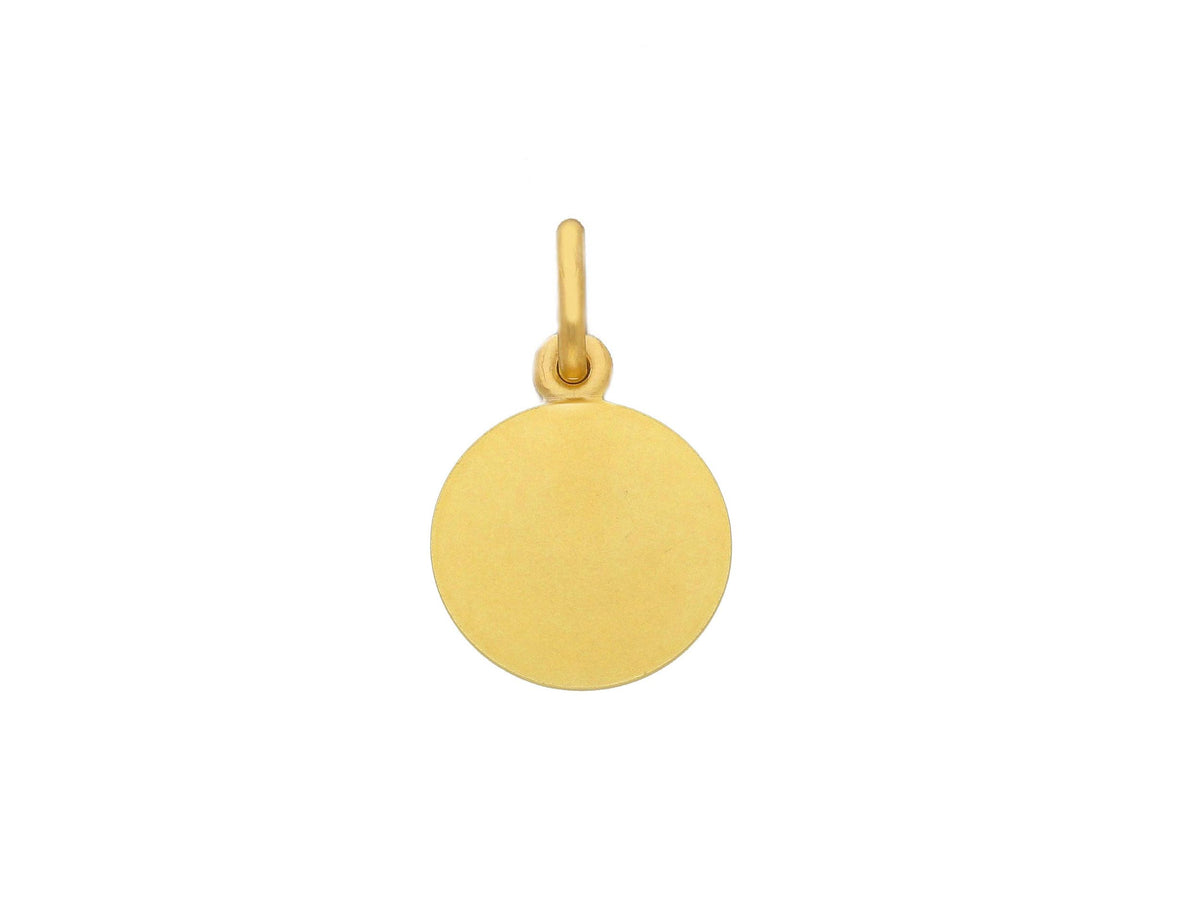 St. Christopher medal in 18kt yellow gold mm. 15