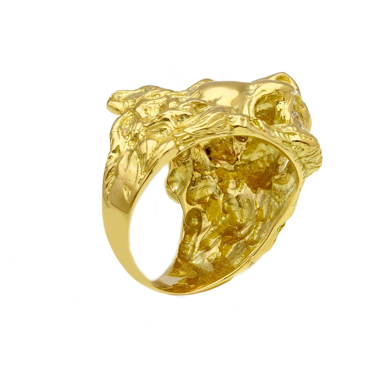 Anello Leone in Oro Giallo 18kt