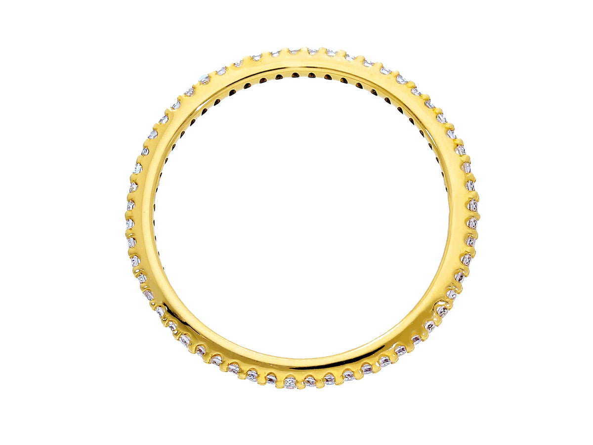 Maiocchi Milano Anello Fedina Oro Giallo 18kt e Diamanti ct 0,30