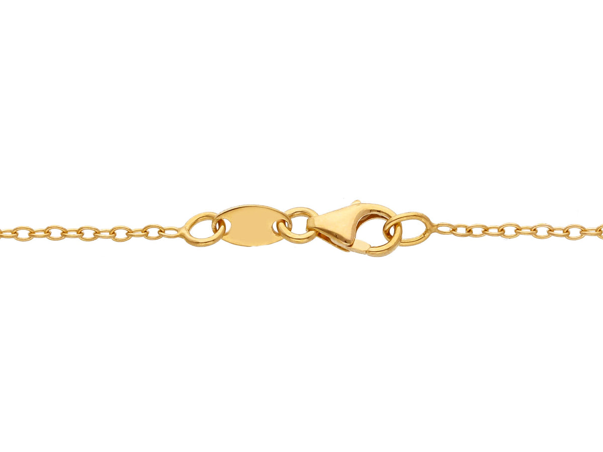 Intertwined Circles Choker in 18kt Yellow Gold