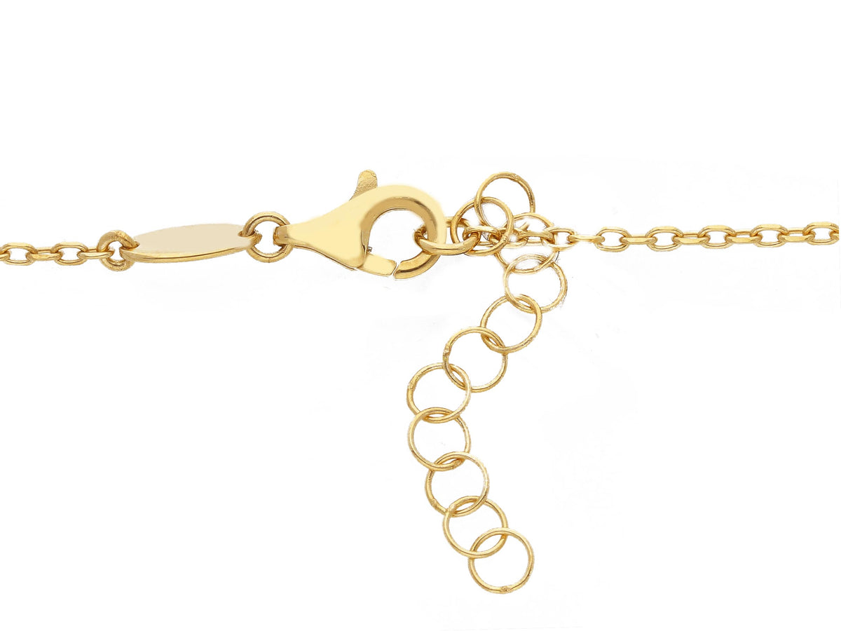 Collana Ciondolo Geometrico in Oro Giallo 18kt