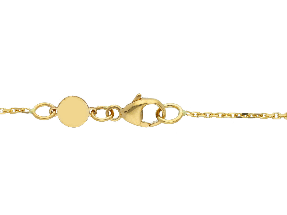 Collana Ciondolo Groumette Oro Giallo 18kt