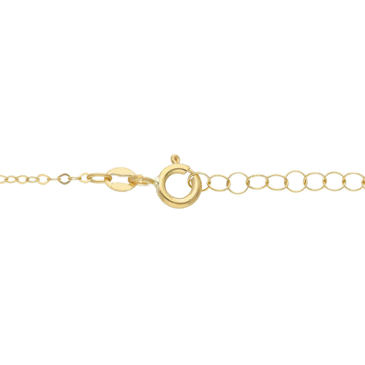 18kt Yellow Gold Grumette Chain 45 cm Section 2.10 MM