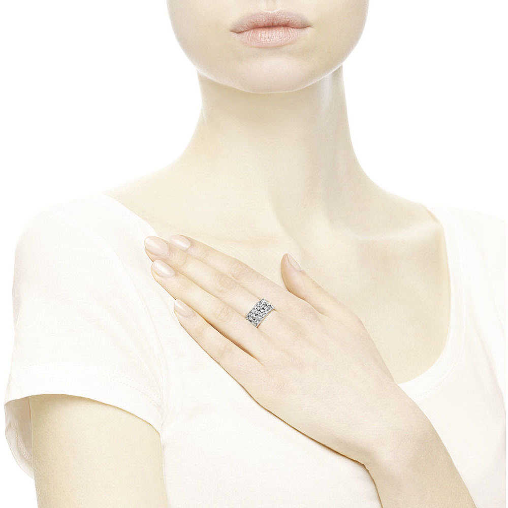 Pandora Anello Fascia Foglie Scintillanti 190965CZ