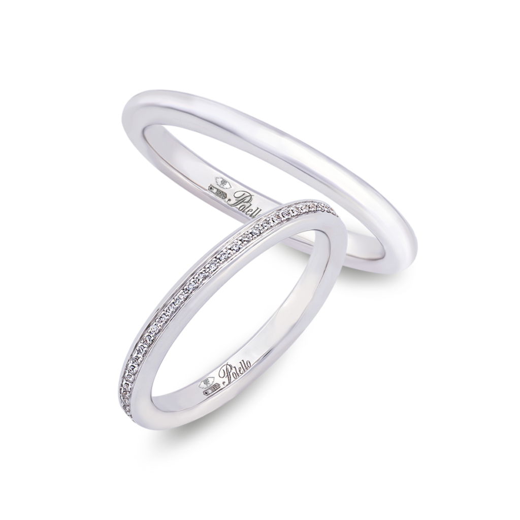 Polello Platinum Wedding Rings 3358