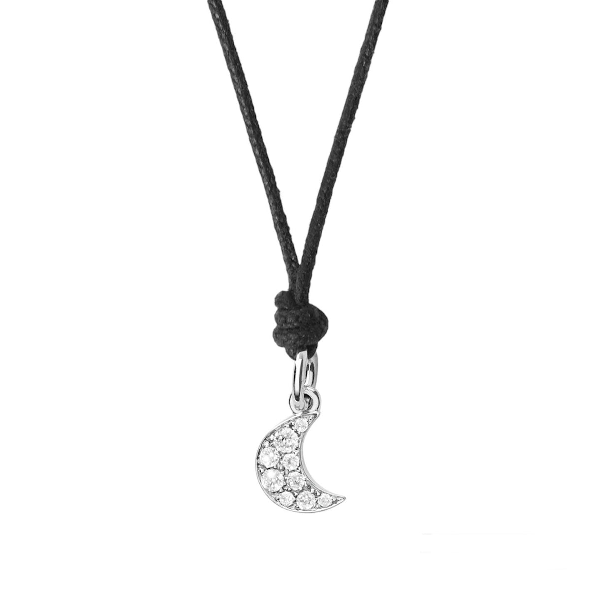 Dodo Charm Luna Prezioso Oro Bianco 18kt e Diamanti