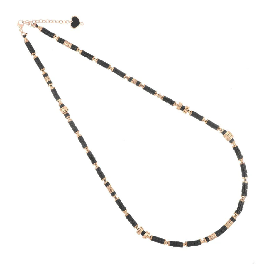 Maman et Sophie Collana Pieno Dèco Agata Nera GCDEC2TS