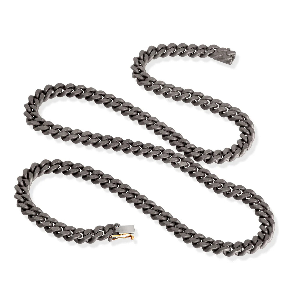 Mano Jewels Collana Uomo Groumette Titanio