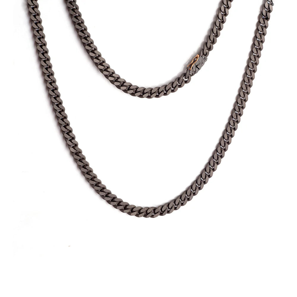 Mano Jewels Collana Uomo Groumette Titanio