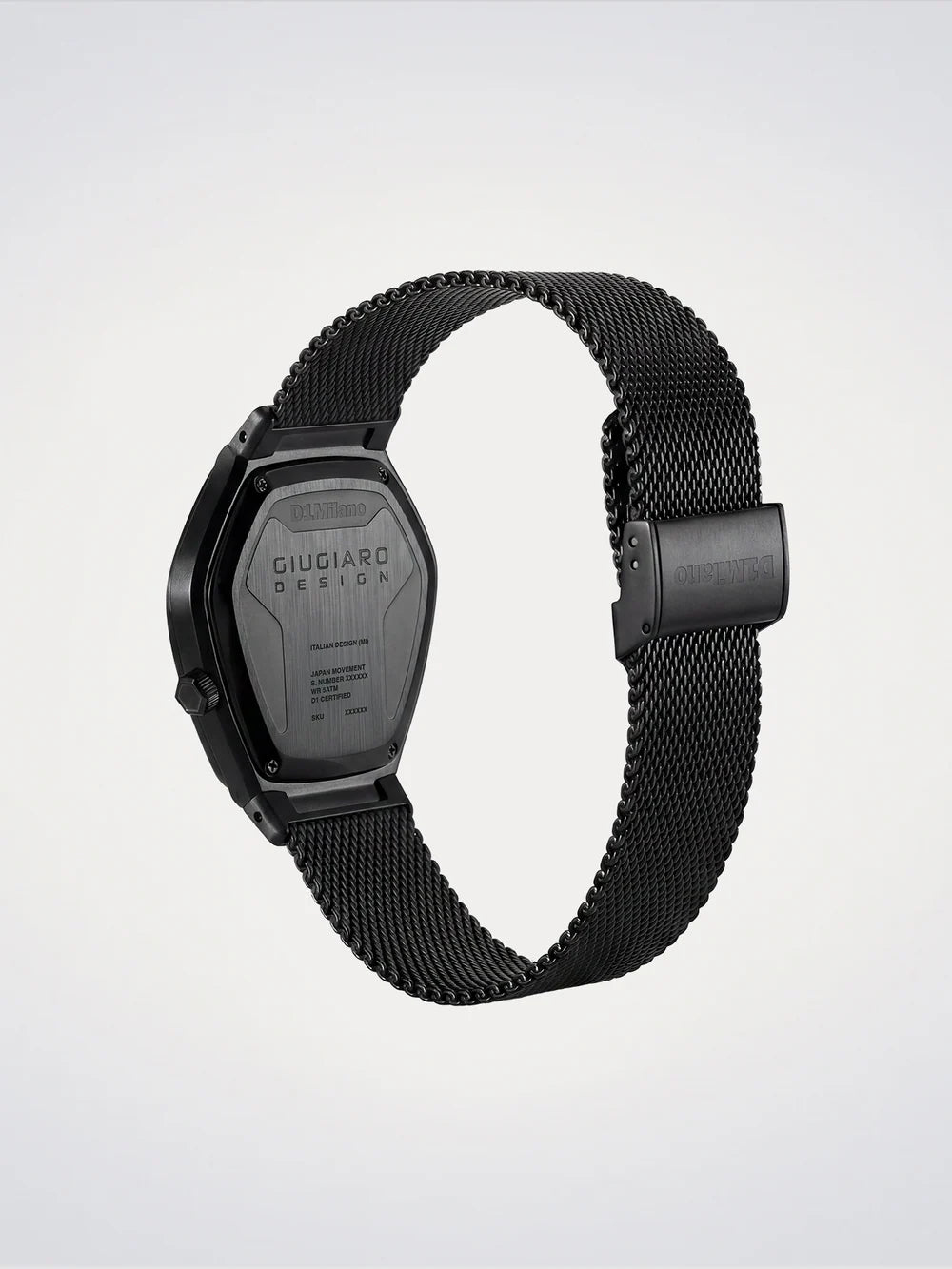 D1 Milano Skeleton Rubber Rose Gold D1-SKRJ12