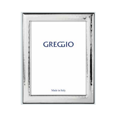 Greggio Argento Cornice Martellata 20x25