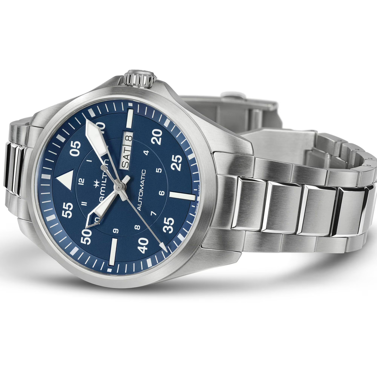 Hamilton Khaki Aviation Pilot Day Date Auto H64635550