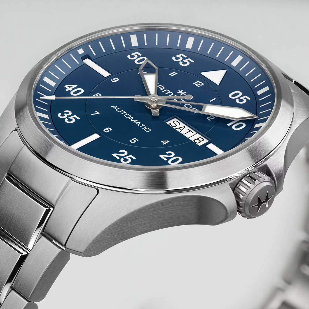Hamilton Khaki Aviation Pilot Day Date Auto H64635550