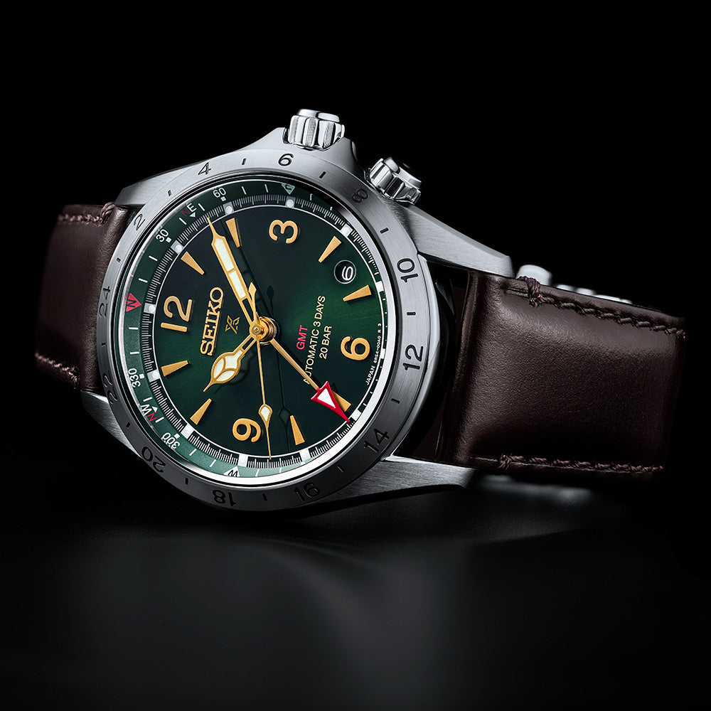 Seiko Alpinist Mechanical GMT Green HBC007J1
