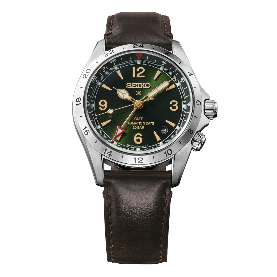 Seiko Alpinist Mechanical GMT Green HBC007J1