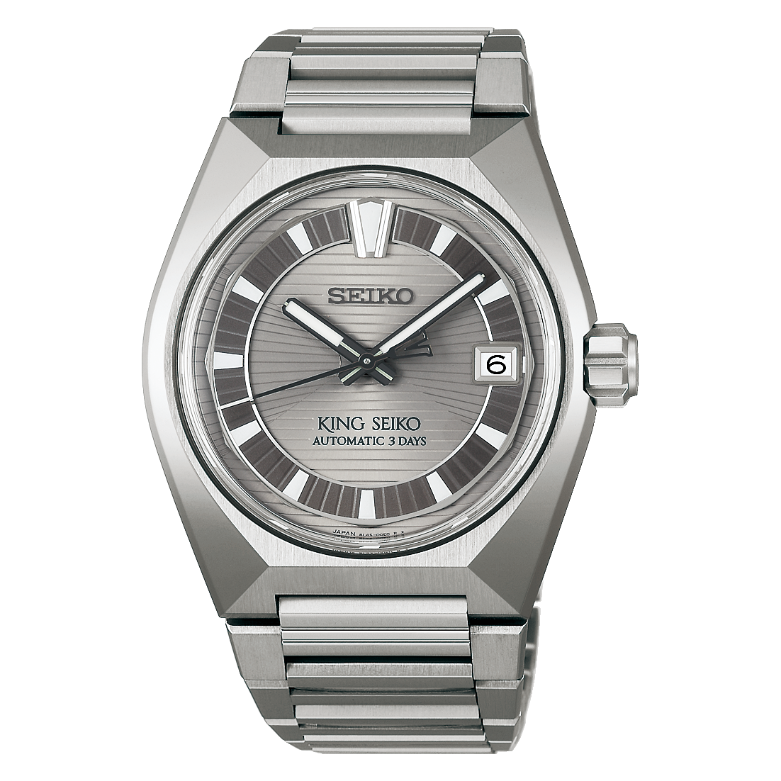 King Seiko Vanac Tokyo Highway Titanium Silvertone 41 MM HKF002J1