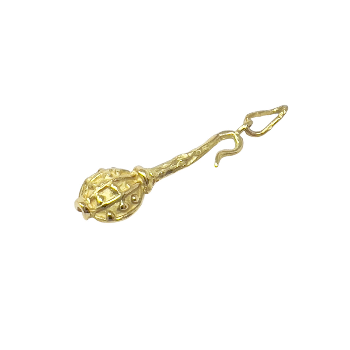 Quail Wisdom Pendant Yellow Gold D120