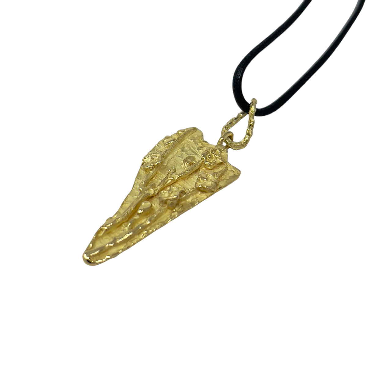 Quail Lucky Pendant Yellow Gold D127