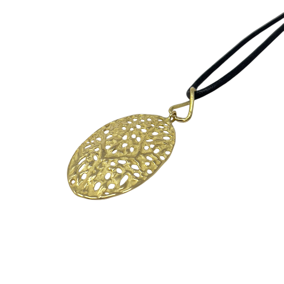 Quail Tree of Life Pendant Yellow Gold Z273