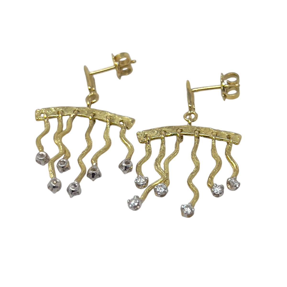 Quaglia Earrings in Yellow Gold and Diamonds D193