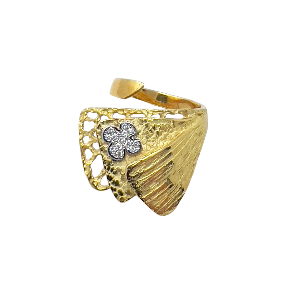 Quaglia Ring in Yellow Gold and Diamonds E435