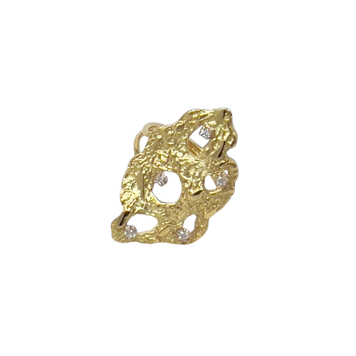 Quaglia Palette Ring Yellow Gold and Diamonds Z534