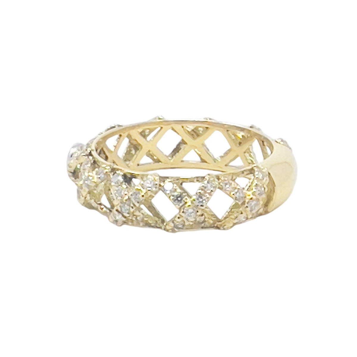 Quaglia Ring Wow Luxori Yellow Gold and Diamonds H299