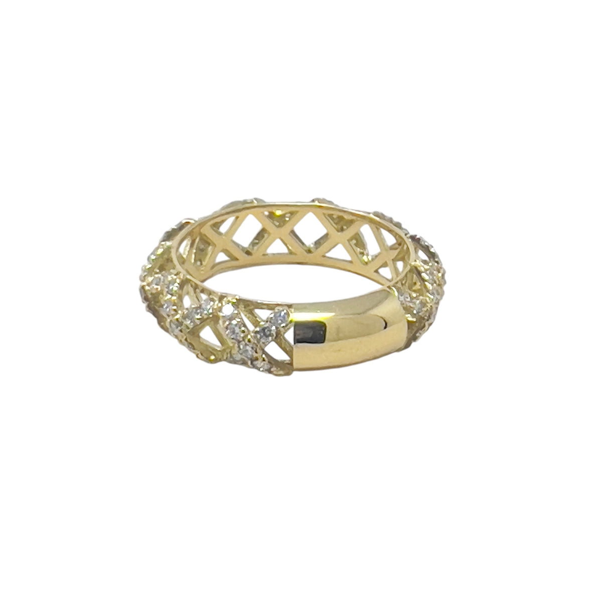 Quaglia Ring Wow Luxori Yellow Gold and Diamonds H293