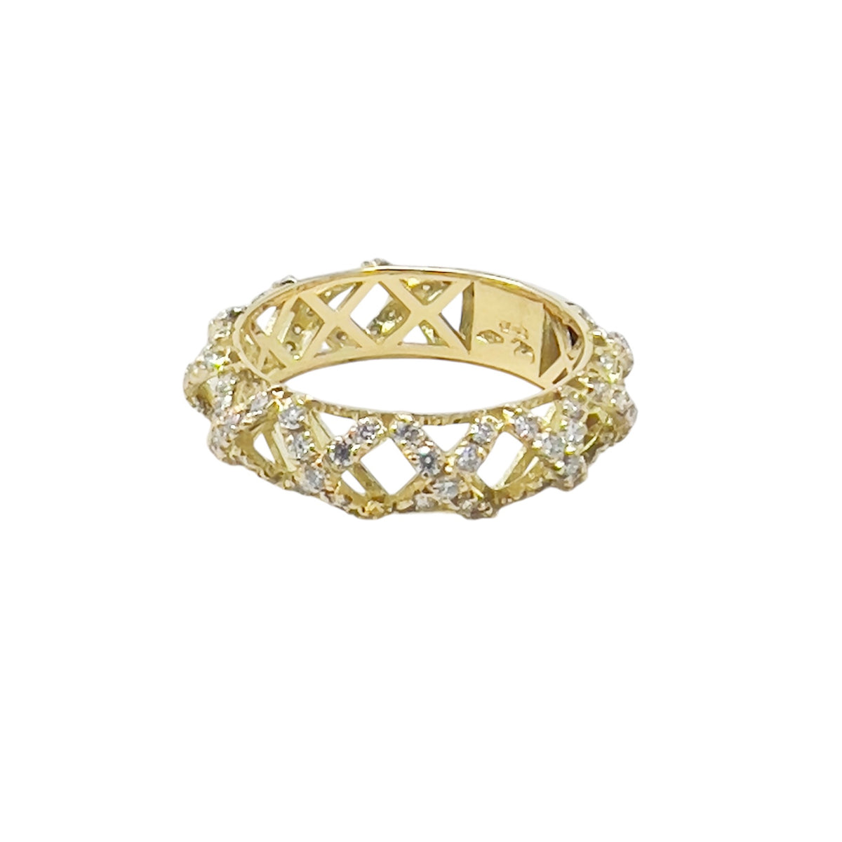 Quaglia Ring Wow Luxori Yellow Gold and Diamonds H293