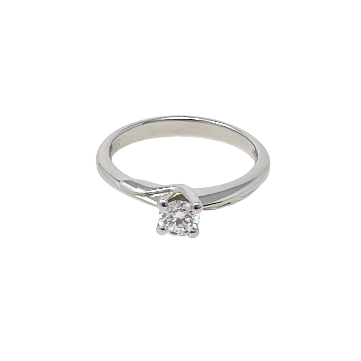 Polello 3371 Platinum and Diamond Solitaire Ring 0.31 ct G