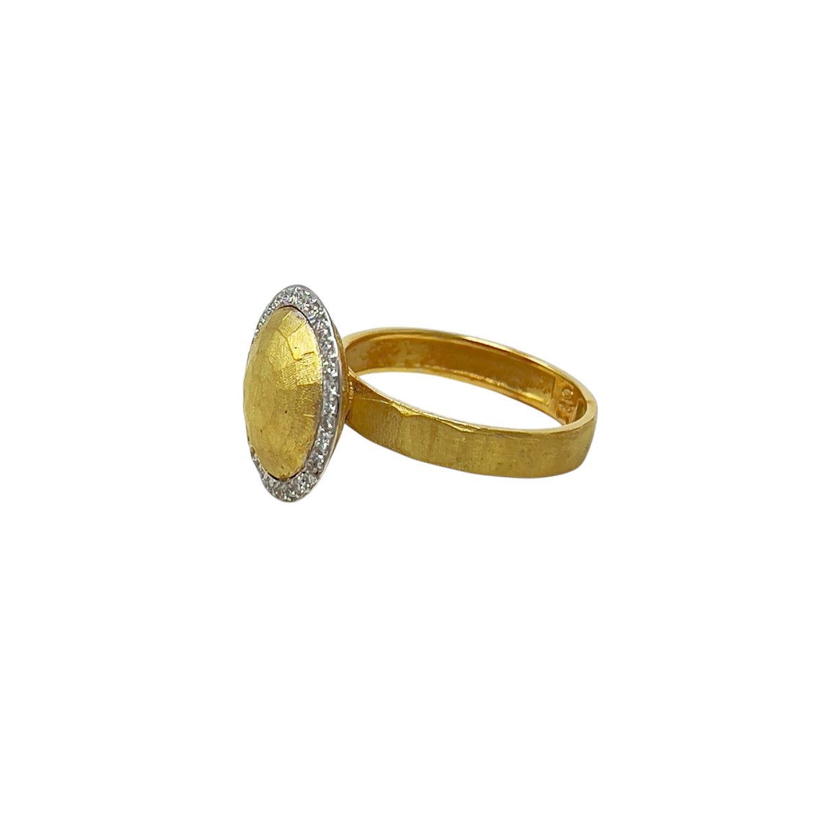 Quaglia Ring in Yellow and White Gold and Diamonds E613_An