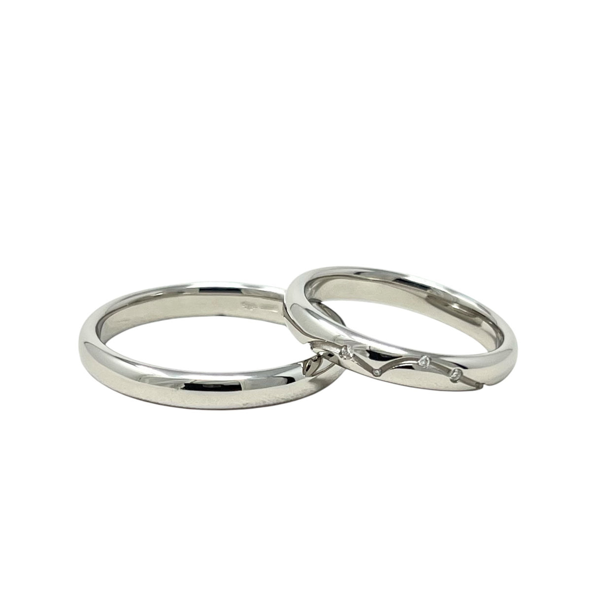 Polello Platinum Wedding Rings 3358