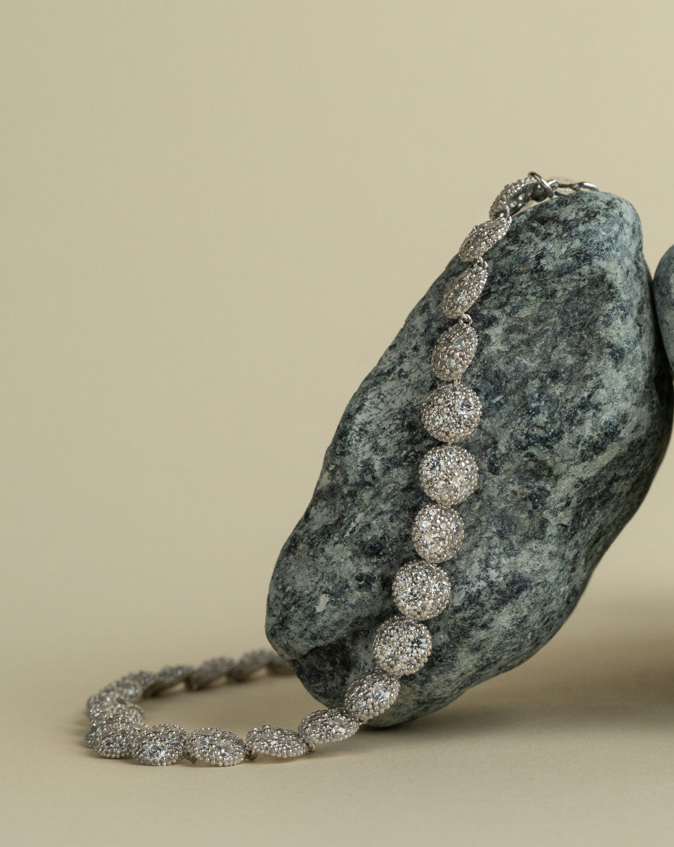 Alisei Milano Bracciale Tennis Mini Bianco “Sassolino D’Amare” - Bianco