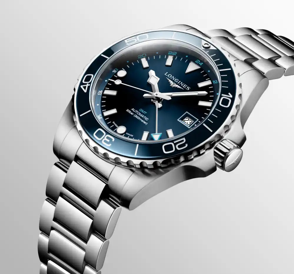  Longines Hydroconquest GMT 41 MM L3.790.4.96.6