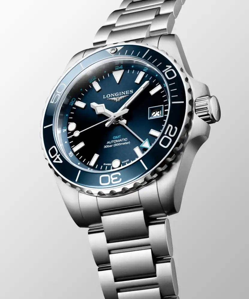  Longines Hydroconquest GMT 41 MM L3.790.4.96.6