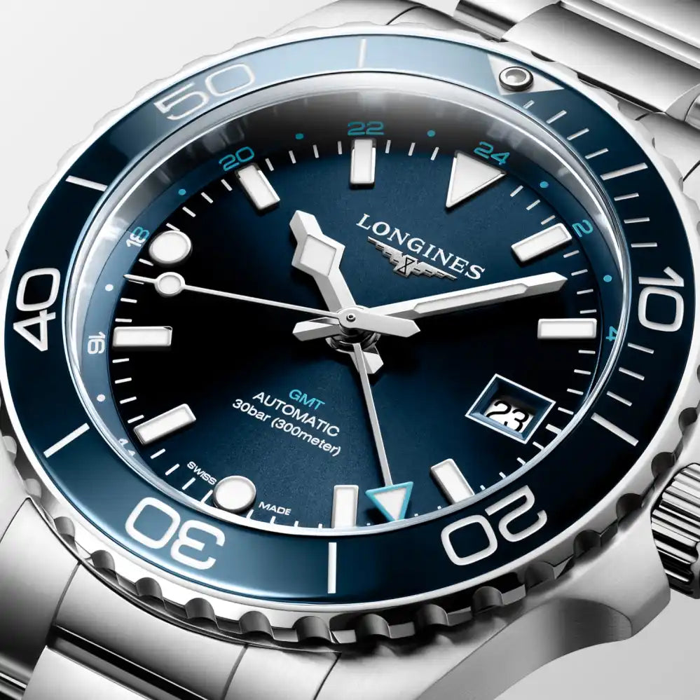  Longines Hydroconquest GMT 41 MM L3.790.4.96.6