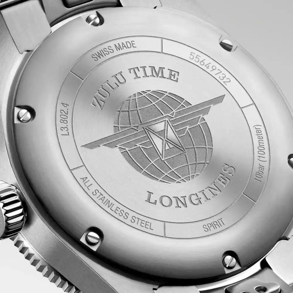 Longines Spirit Zulu Time 39 MM L3.802.4.63.6