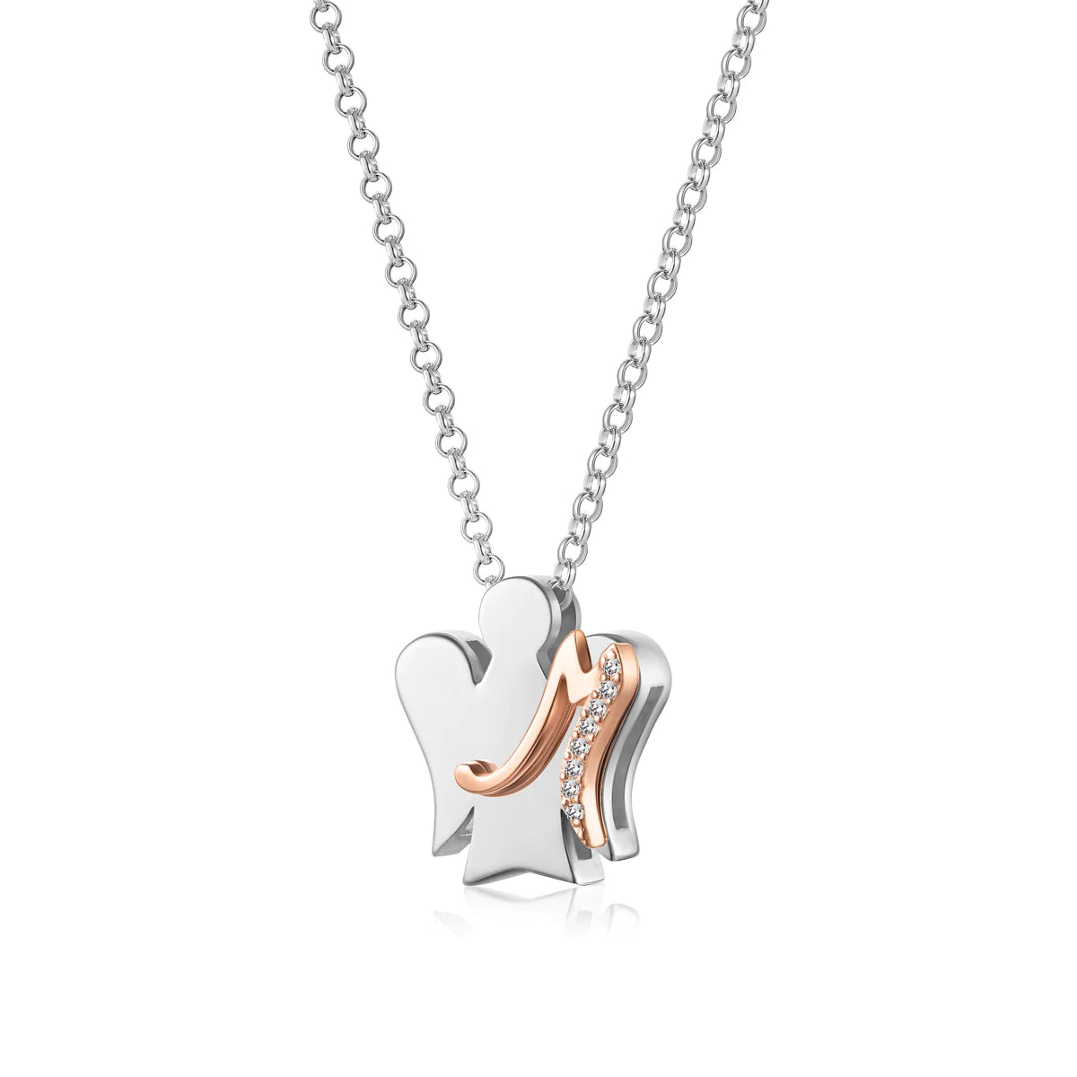 Roberto Giannotti Angel Necklace with Letter