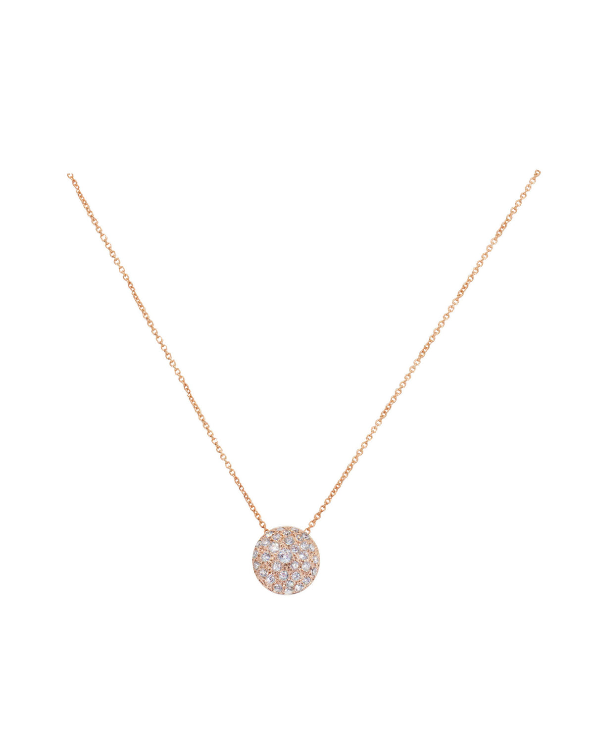 Dodo Mini Heart Necklace 9kt Rose Gold