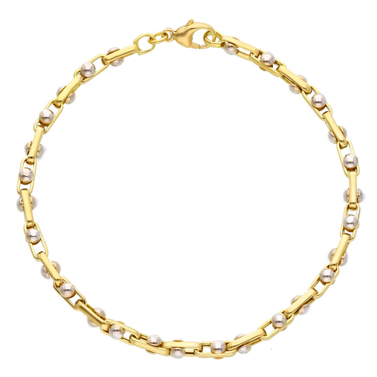 Maiocchi Gold Bracciale in Oro Giallo e Bianco 18kt