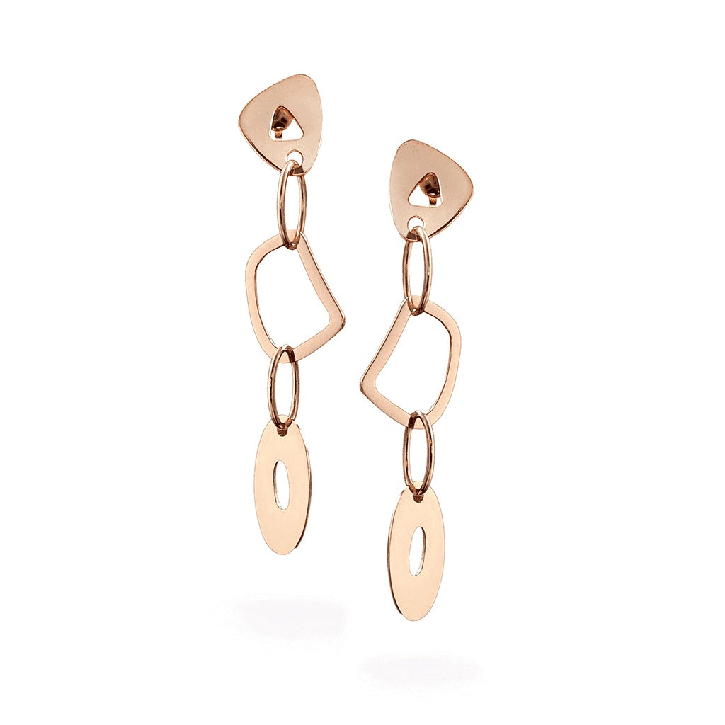 Mattioli Orecchini Puzzle Solo Oro Rosa