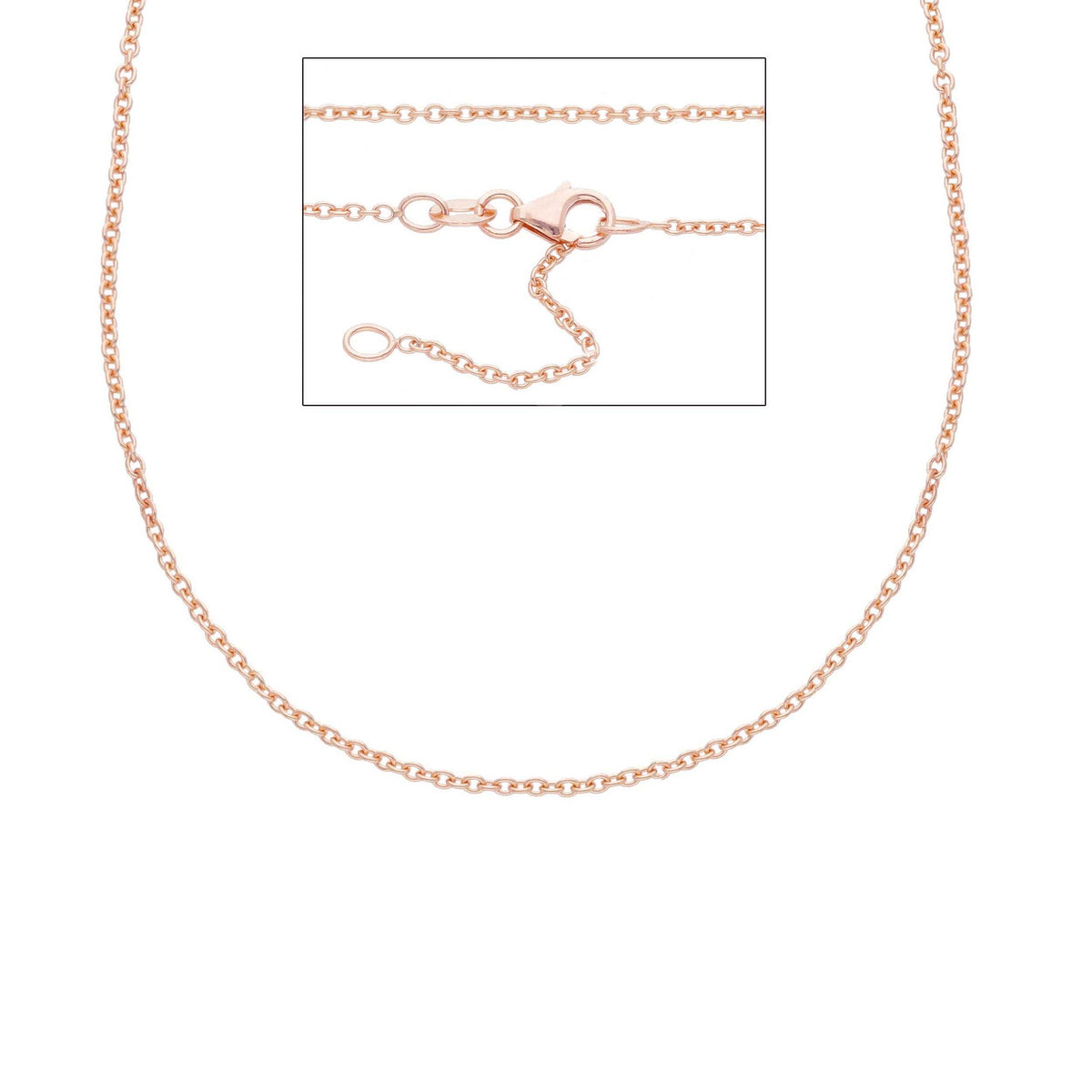Venetian Chain in 18kt Yellow Gold 50 cm Section 1.00 MM