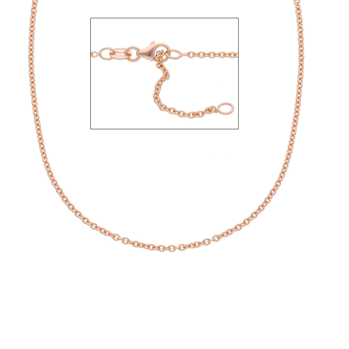 Venetian Chain in 18kt Yellow Gold 50 cm Section 1.00 MM