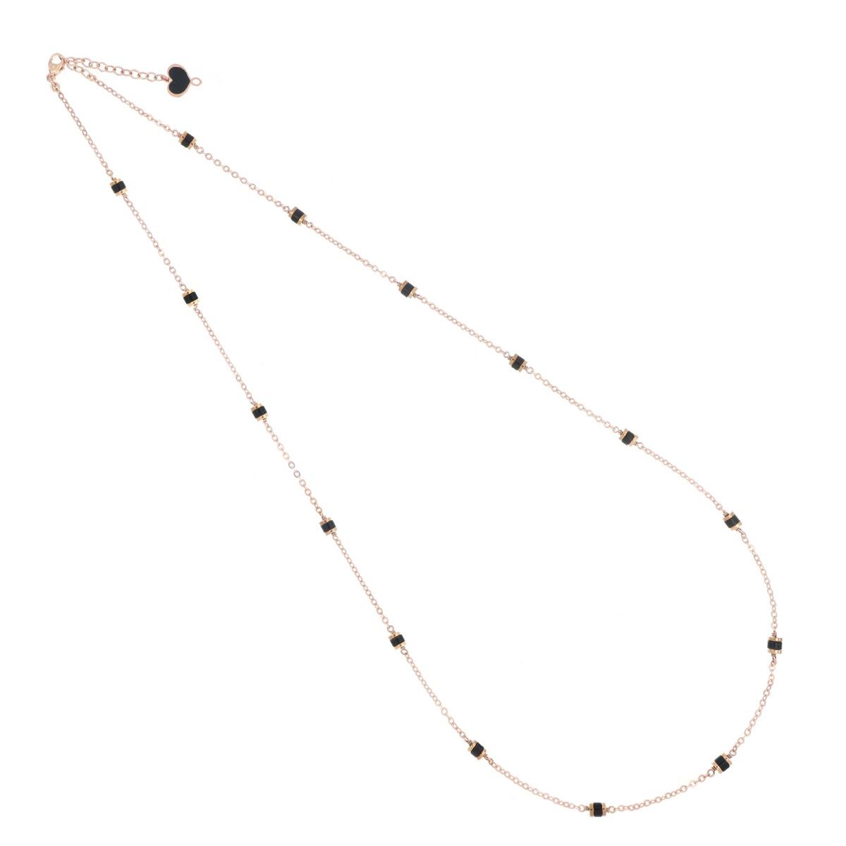  Maman et Sophie Deco Necklace Black Agate GCDEC2L