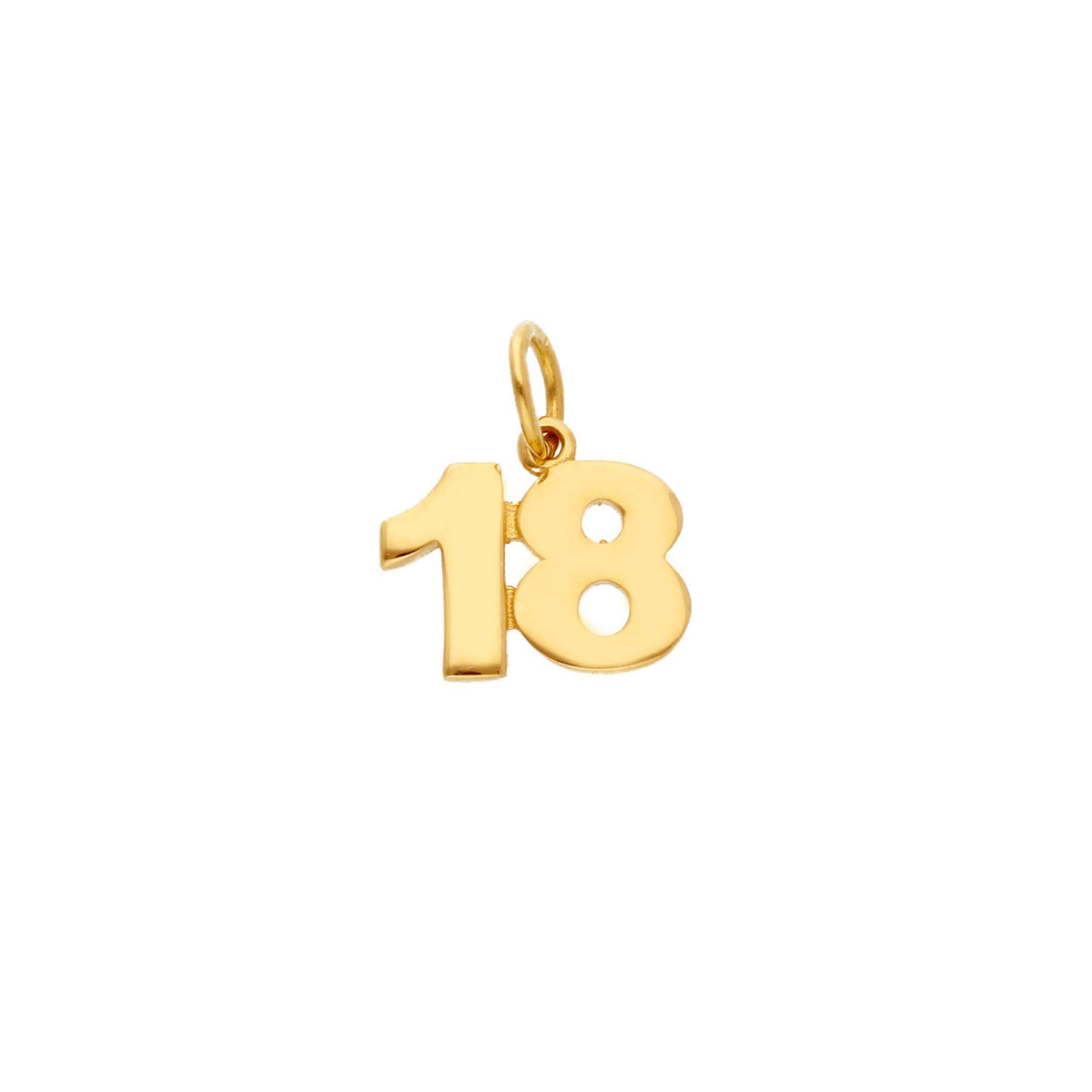 Ciondolo in Oro Giallo 18 kt Numeri
