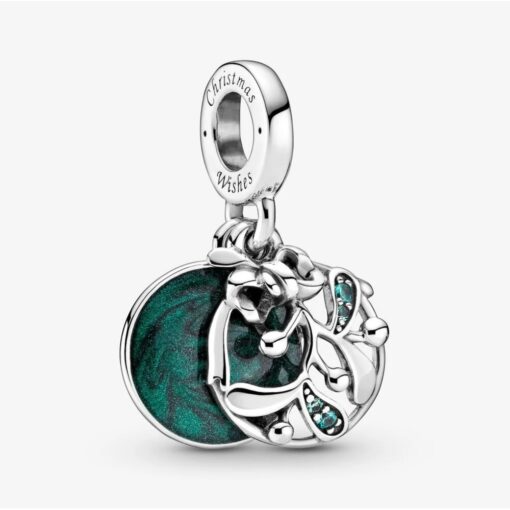 Pandora Charm Pendente Vischio Natalizio 799229C01