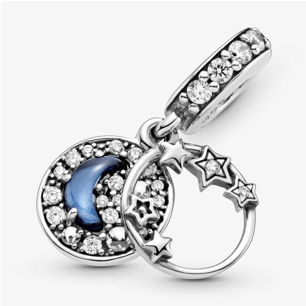 Pandora Charm Pendente Stelle e Luna Crescente con Cielo Notturno 799216C01