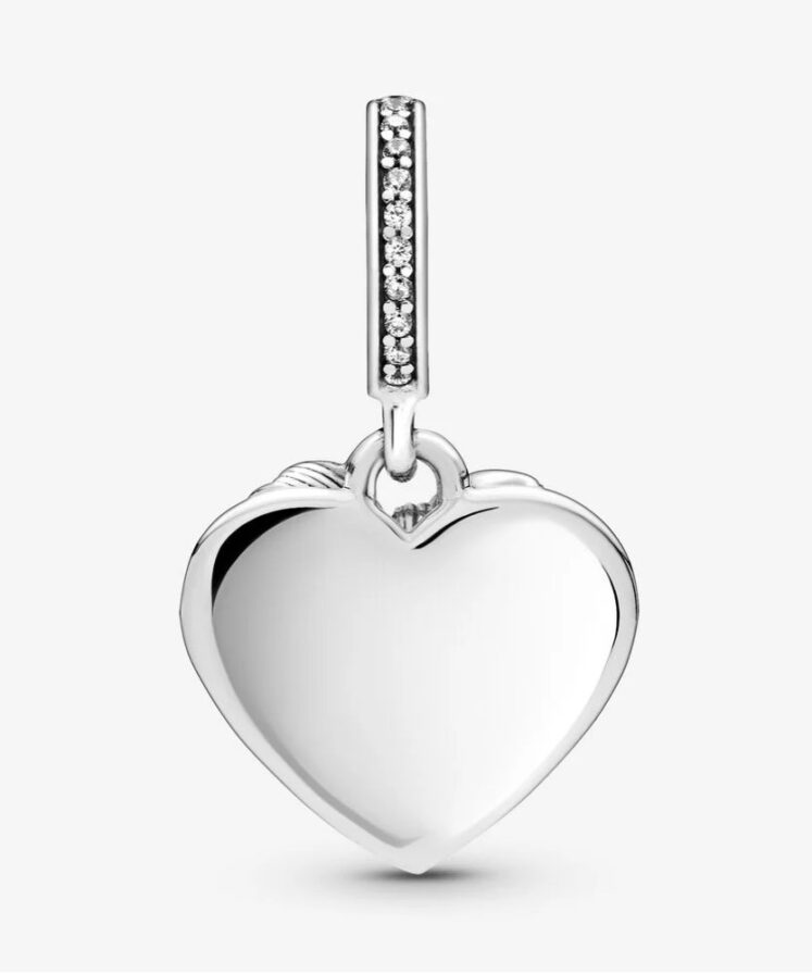 Pandora Charm Pendente Cuore Fiocco e Amore 799221C01