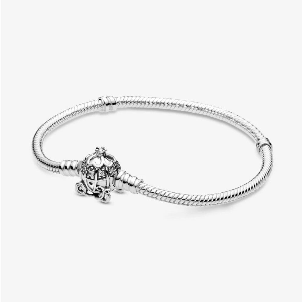 Pandora Bracciale Disney Moments con Chiusura con Carrozza a Forma di Zucca di Cenerentola 599190C01