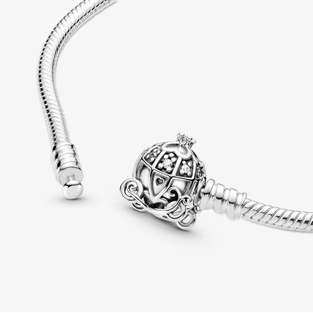 Pandora Bracciale Disney Moments con Chiusura con Carrozza a Forma di Zucca di Cenerentola 599190C01
